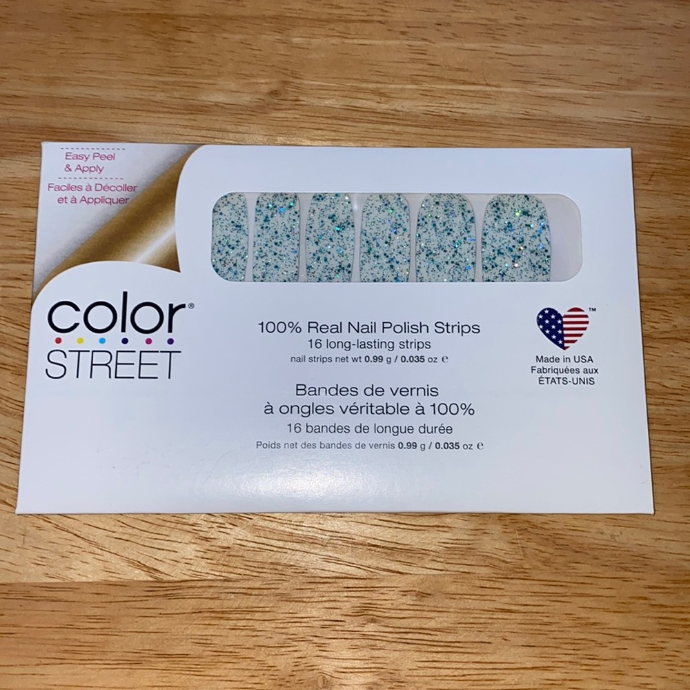 “Most Definitely” Color Street, Glitter Overlay, 100% Nail Polish Strips